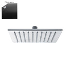 Soffione Calais 300mm monogetto e ispezionabile nero