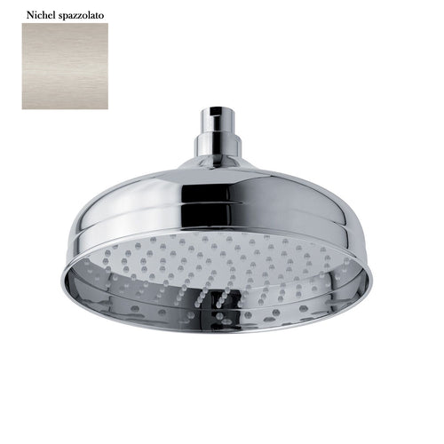 Soffione Lord AC 200mm monogetto e ispezionabile nichel
