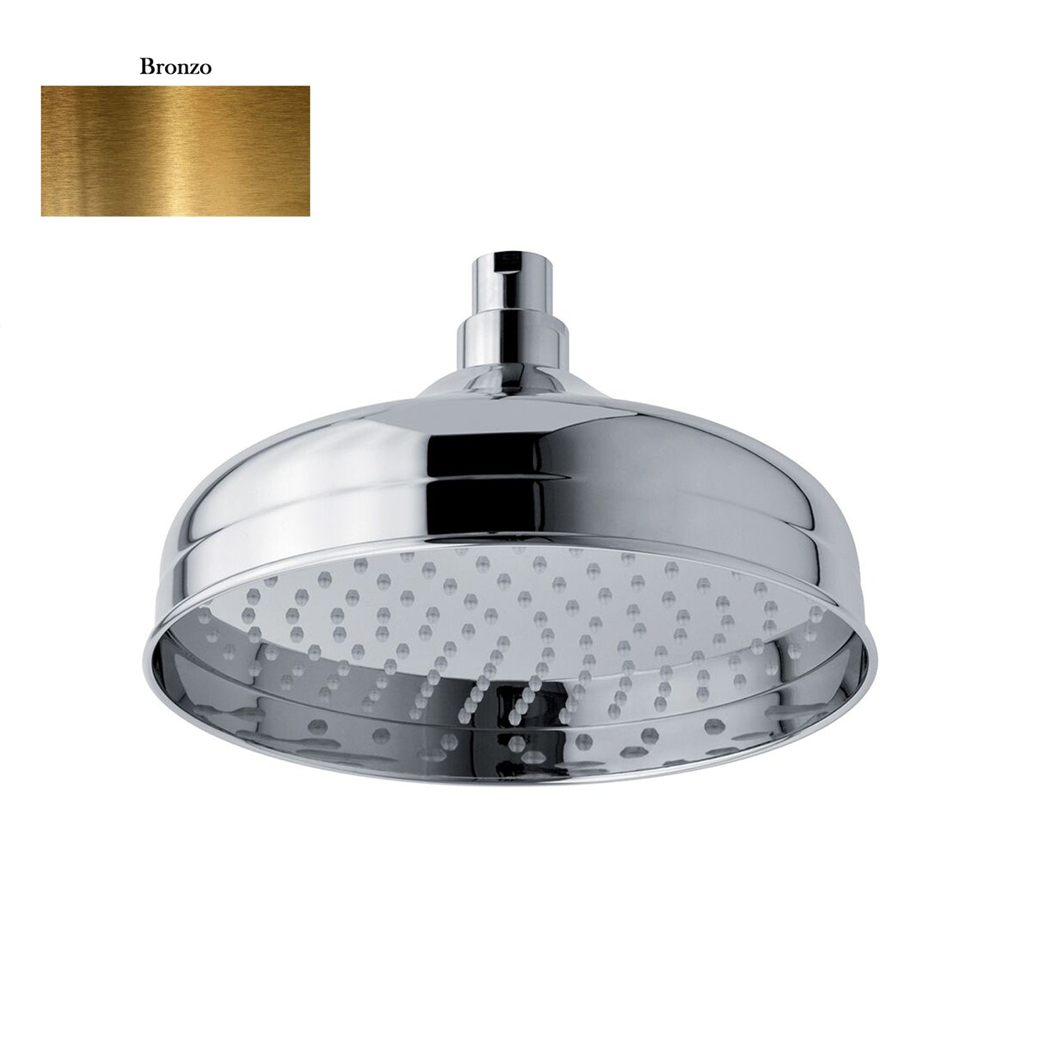 Soffione Lord AC 200mm monogetto e ispezionabile bronzo