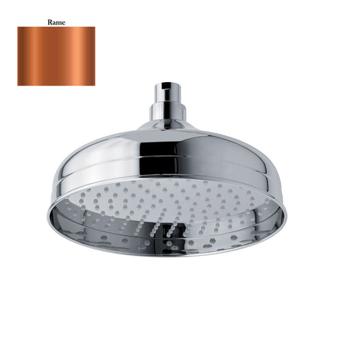 Soffione Lord AC 200mm monogetto e ispezionabile rame
