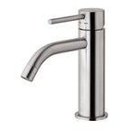 Paffoni miscelatore lavabo in ottone finitura Steel Looking effetto acciaio. Light Exclusive Edition