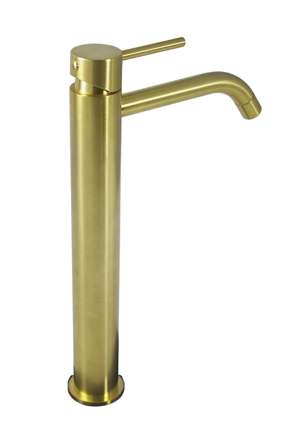 Miscelatore lavabo alto Paffoni Light Exclusive Edition in ottone rifinitura Honey Gold Effetto Spazzolato