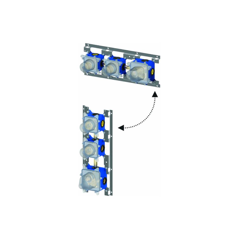Corpo incasso per miscelatori vasca serie Modular Box modello MDBOX018 Paffoni