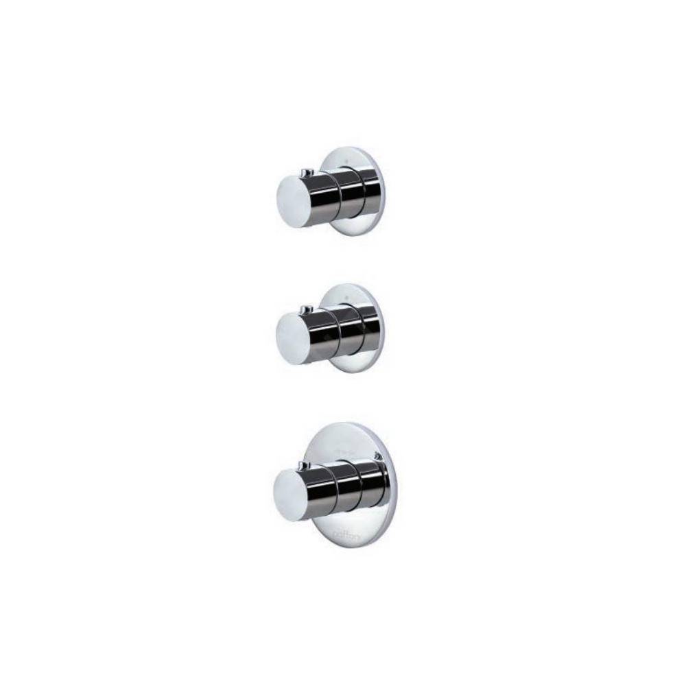 Miscelatore termostatico ad incasso 2 utenze serie Modular Box modello MDE018CR cromo Paffoni