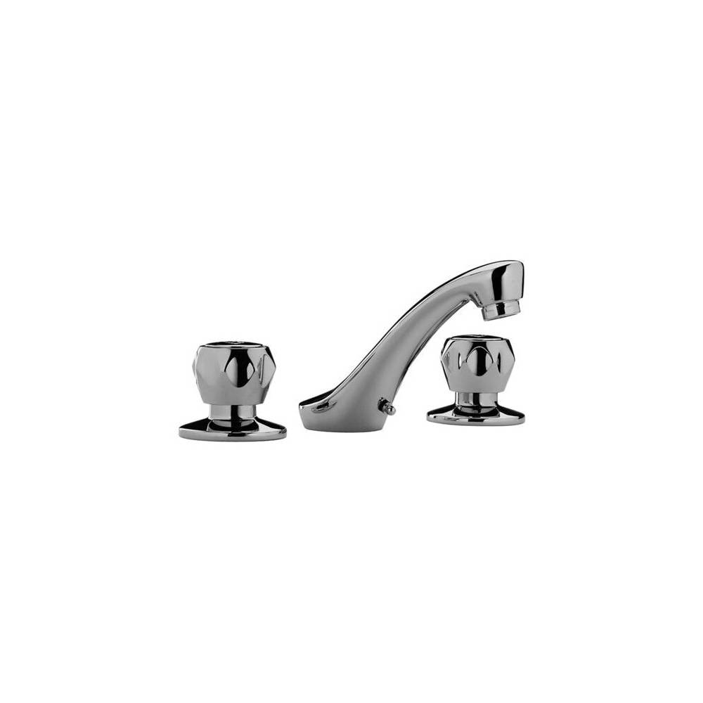 Batteria lavabo 3 Fori serie Danubio modello DA056CR Cromo Paffoni