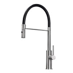 Miscelatore cucina in acciaio Inox 316L con doccetta e canna silicone Kitchen di Tubico
