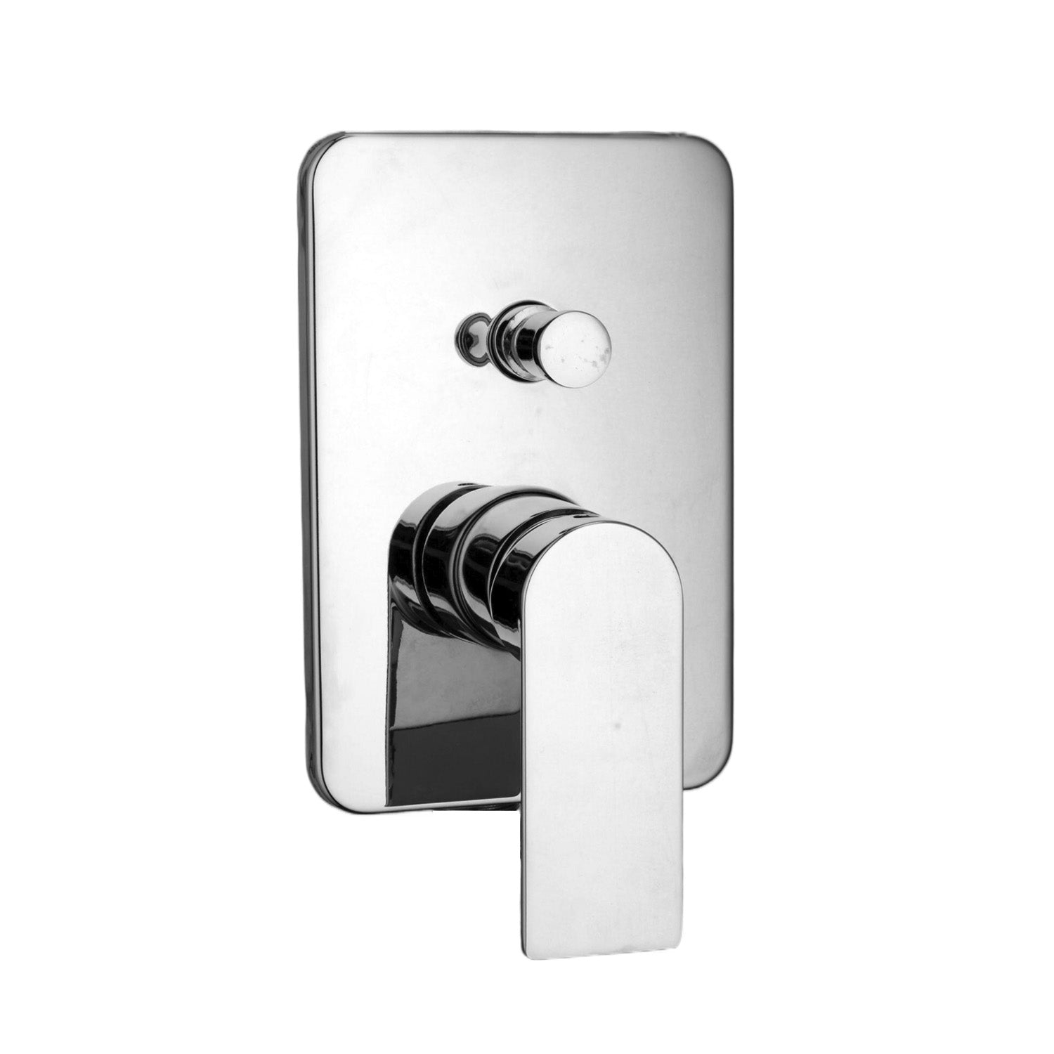 Miscelatore doccia ad incasso 2 vie quadro Ottomix in ottone cromato