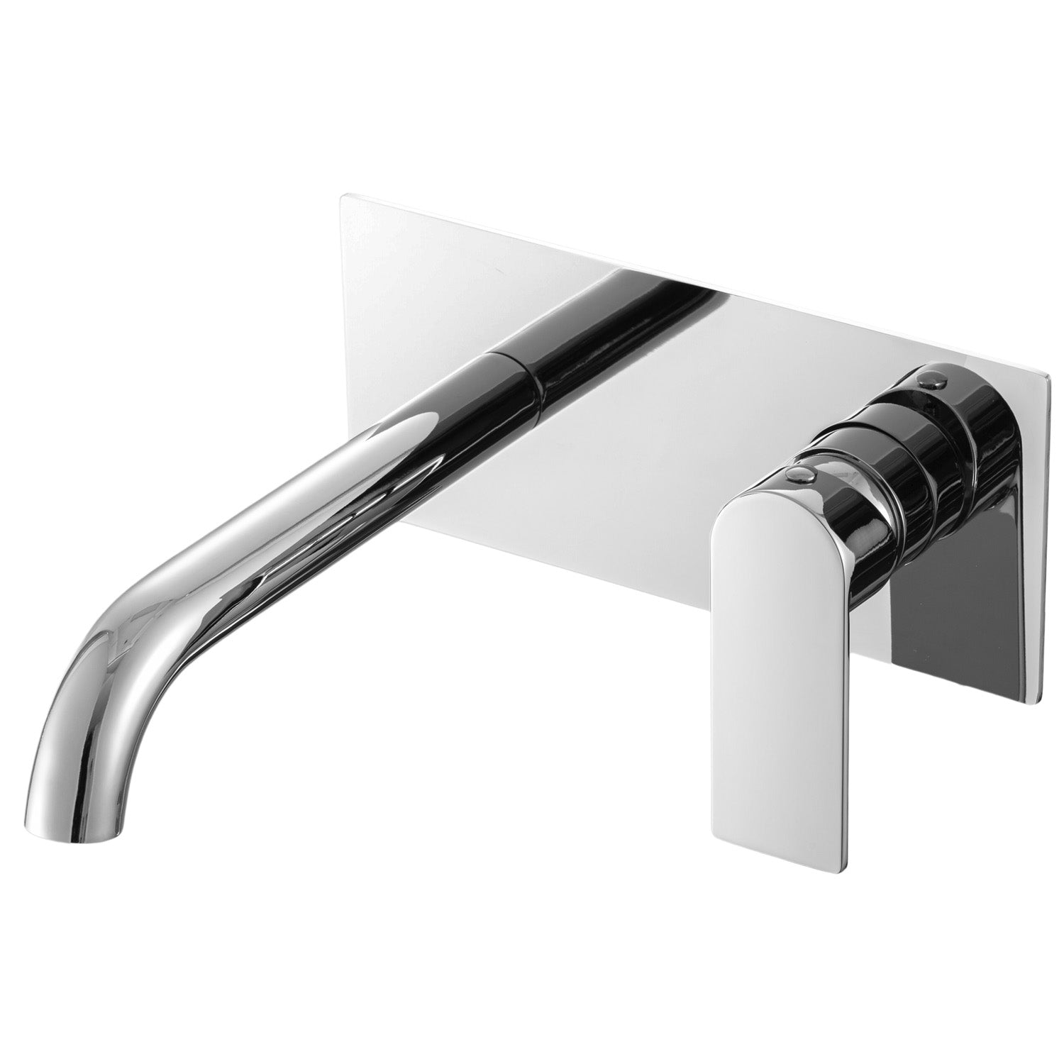 Coppia di miscelatori per lavabo incasso con easy box e bidet serie Ottomix in ottone cromato