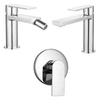 Composizione di miscelatori per lavabo