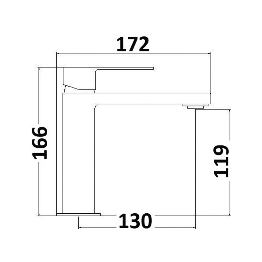 Composizione di miscelatori per lavabo