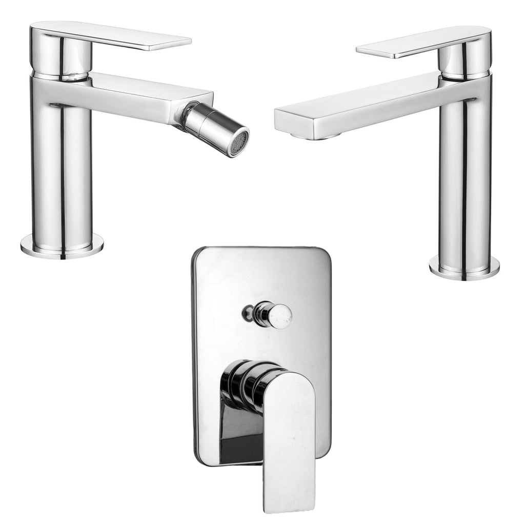 Composizione di miscelatori per lavabo