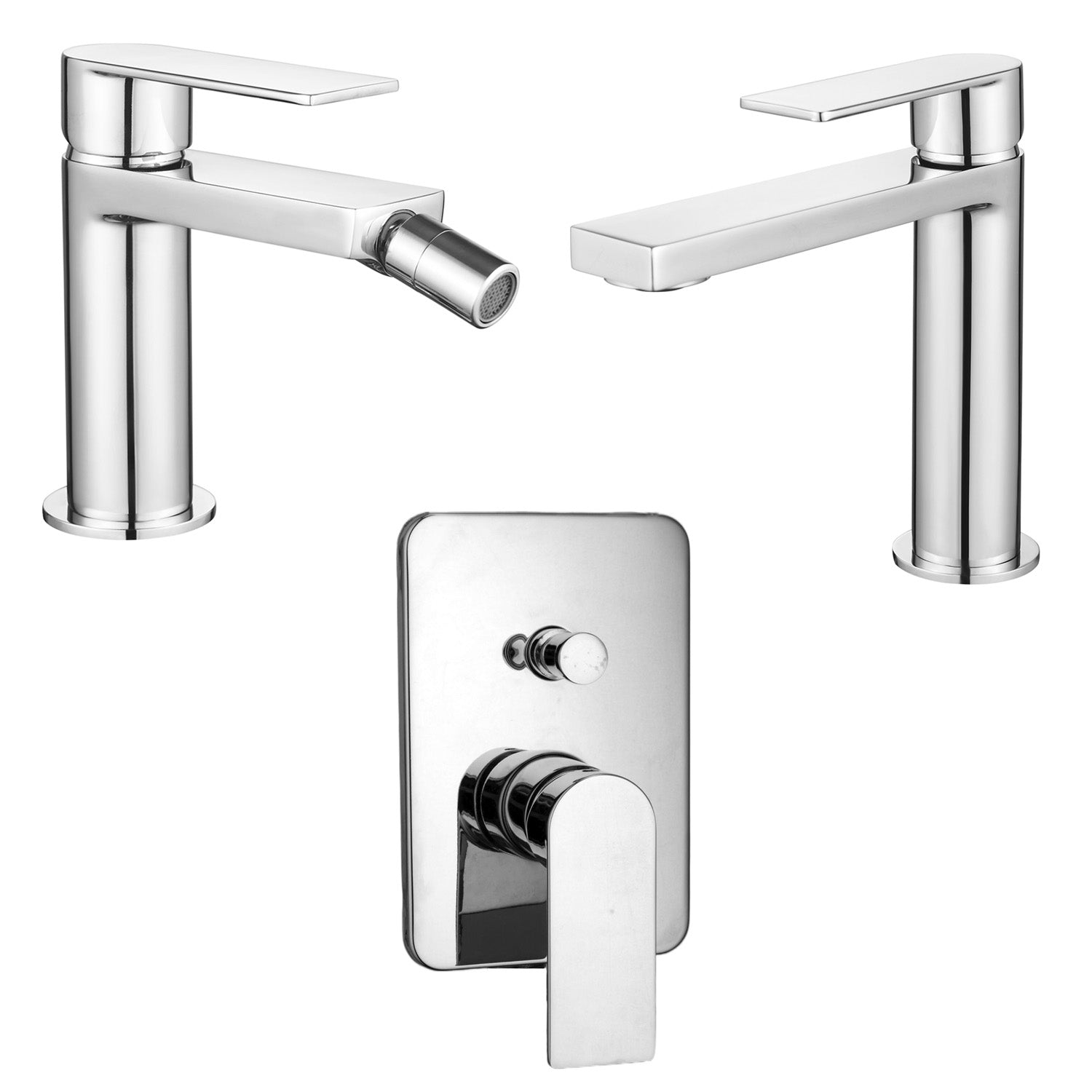 Composizione di miscelatori per lavabo