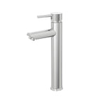 Kit miscelatore lavabo alto + bidet  RubiFlux serie Paris Modello Brillant in acciaio inox