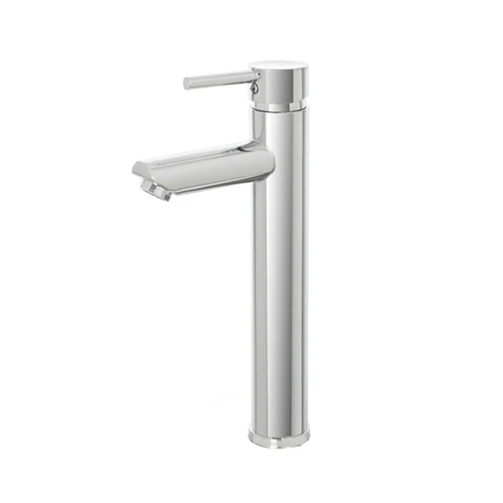 Kit miscelatore lavabo alto + bidet  RubiFlux serie Paris Modello Brillant in acciaio inox
