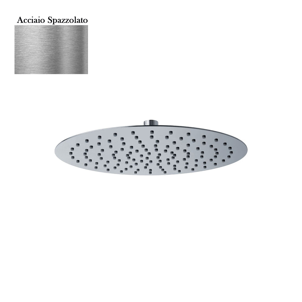 Soffione Roma 250mm anticalcare ultrasottile acciaio spazzolato